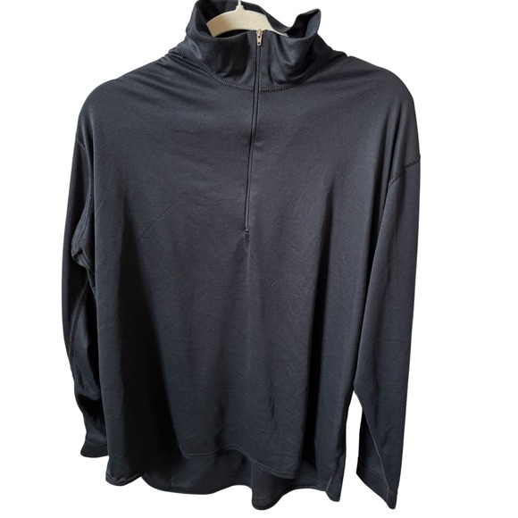 Patagonia Capilene Cool Lightweight Quarter Zip Pullover Shirt Mens XL Black - Picture 1 of 7